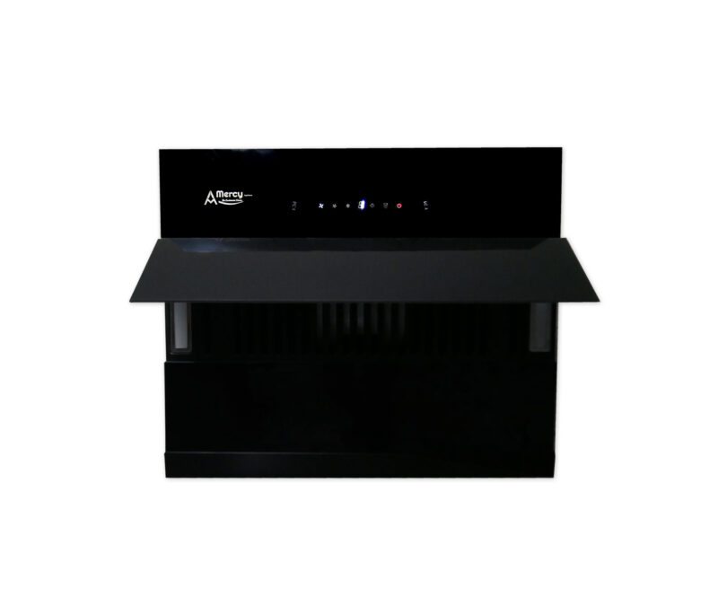 Mercy-PIE 75 Kitchen Chimney | Motion Sensor & Auto-Clean Filterless Technology | 75 cm, Black - Image 2
