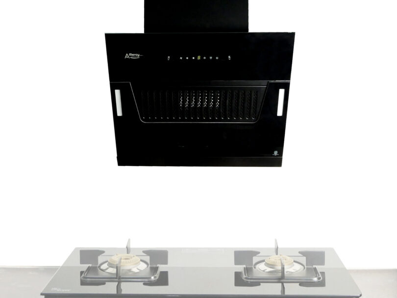 Mercy Vigo 60 Kitchen Chimney, Filter-less, 1250m3/hr Suction, Touch Control with Motion Sensor - Image 3